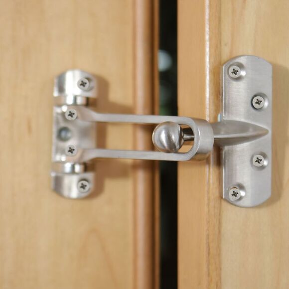 Household Hotel Room Metal Door Guard Clasp Security Padlock Buckle Latch Lock - Picture 6 of 6